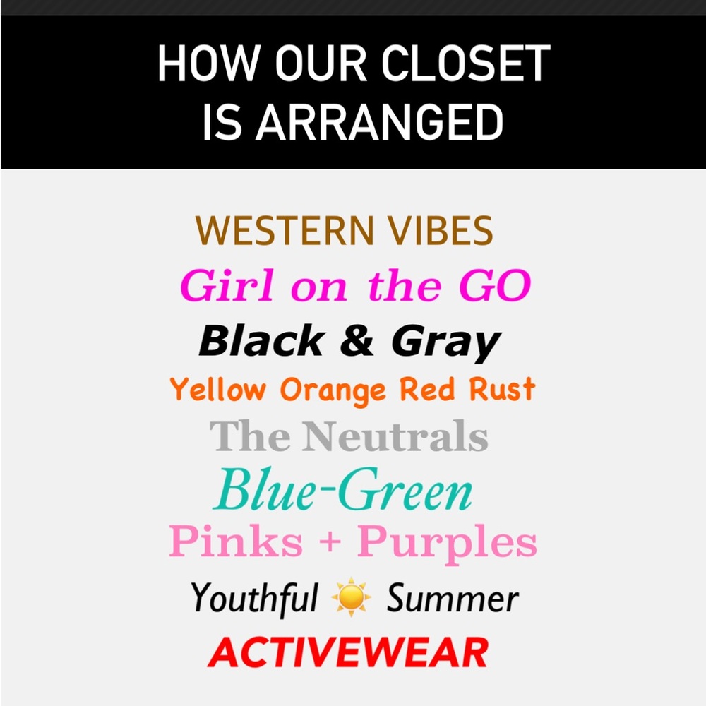 🤎We have 1100+ Items in Color Categories + Sections 🤎 DO NOT PURCHASE